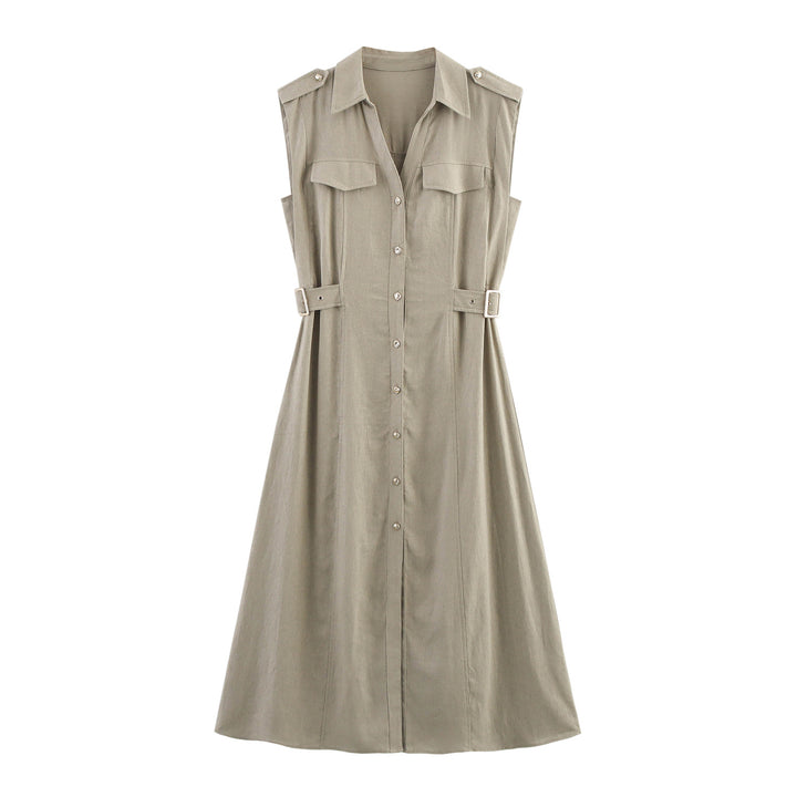 Femme Utility Shirt Kjole Stilla 1750153538