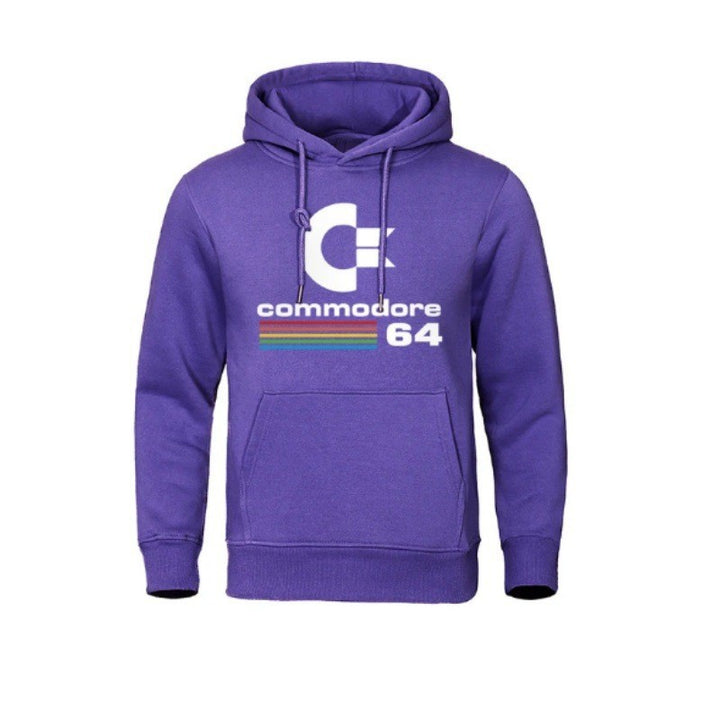 Kvinders hoodie med retro computer motiv Skovae