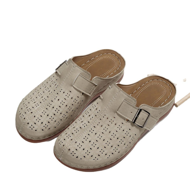Dame Komfortable og åndbare clogs med floralt cut-out-design og ergonomisk fodbed Stilla