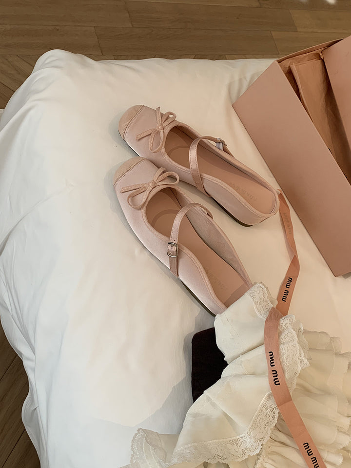 Dame Elegant Mary Jane Ballerinas med Sløjfedetalje Stilla