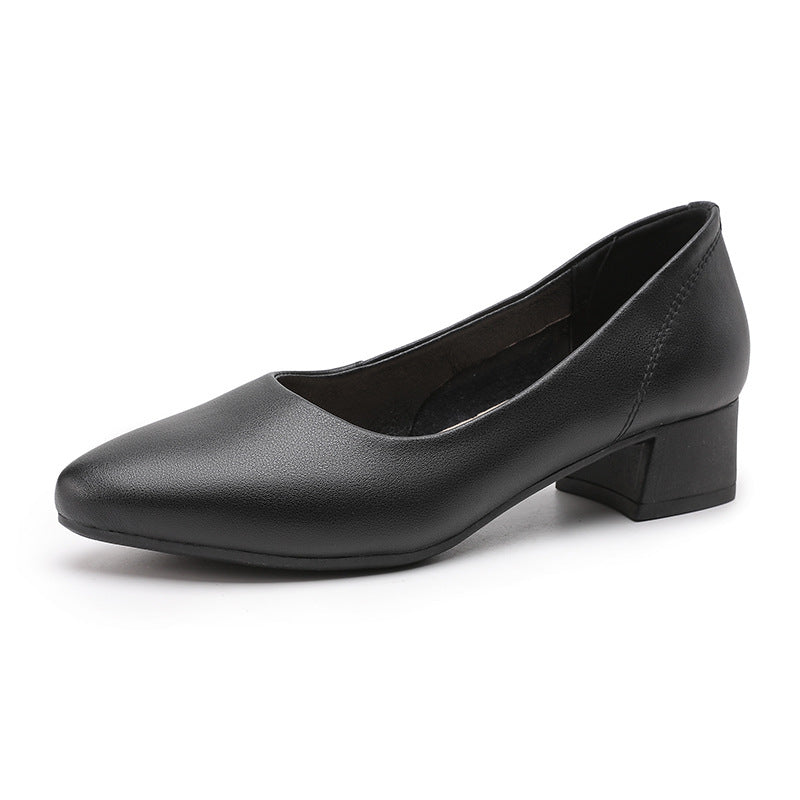 Femme Klassiske Blokhæls-Pumps Stilla