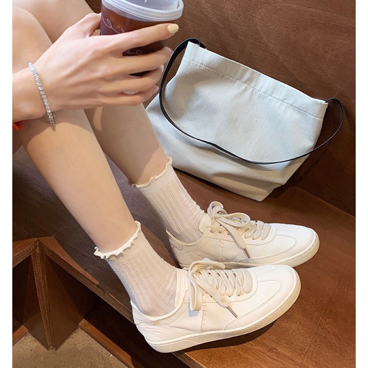 Herrer Premium Læder Fritid Sneakers Stilla