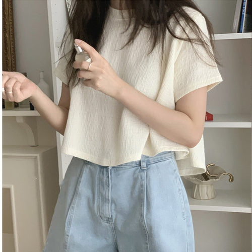 Femme Relaxed Fit struktureret T-shirt Stilla