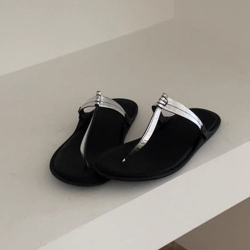 Dame Minimalistiske Højkvalitets Tå-split Sandaler Stilla