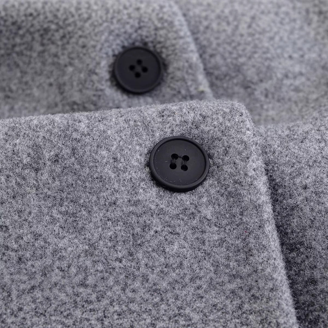 Dame elegant Bouclé-frakke Stilla
