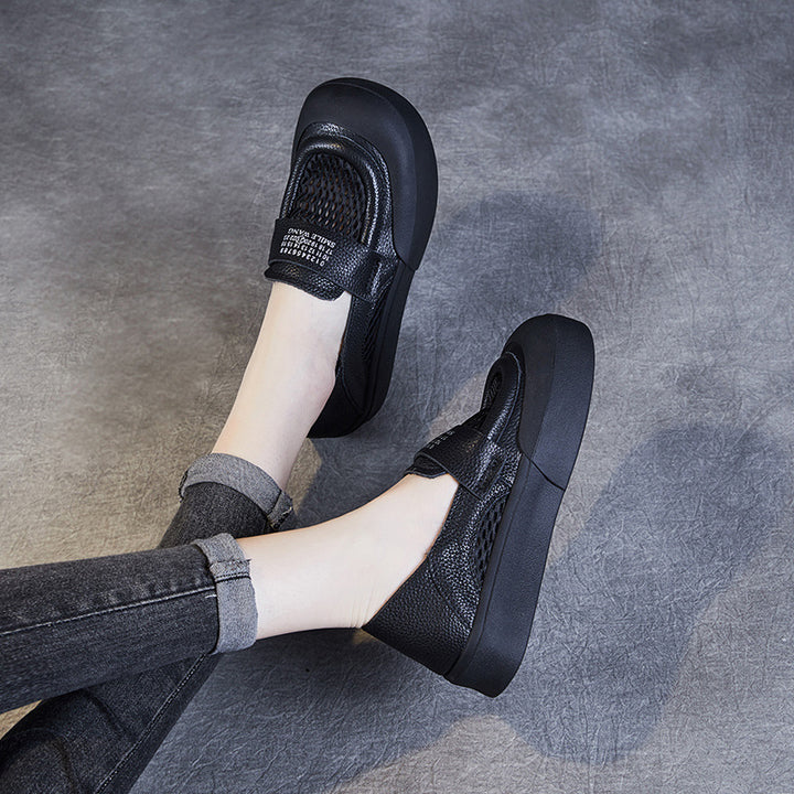 Dame Slip-On Sporty Sneakers med Åndbart Netdesign Stilla