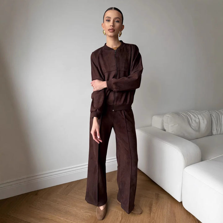Dame afslappet hoodie jumpsuit Stilla