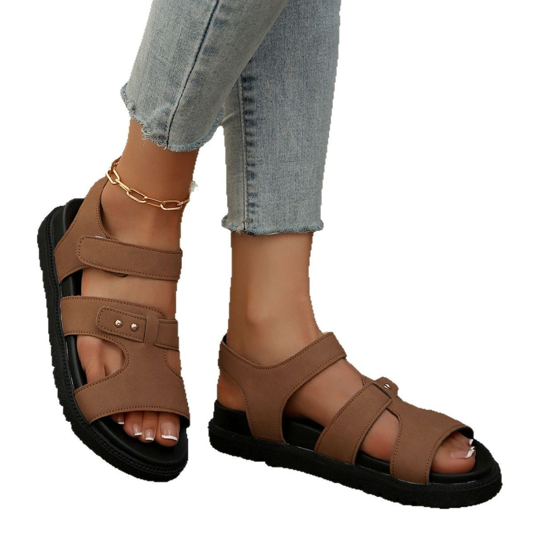 Dame Komfortable Sandaler med justerbar velcro og skridsikker sål Stilla