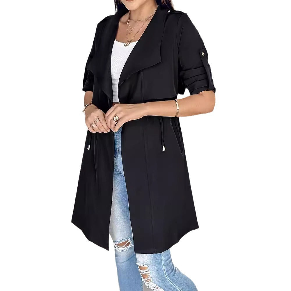 Dame Stilfuld Utility-Trenchcoat Stilla