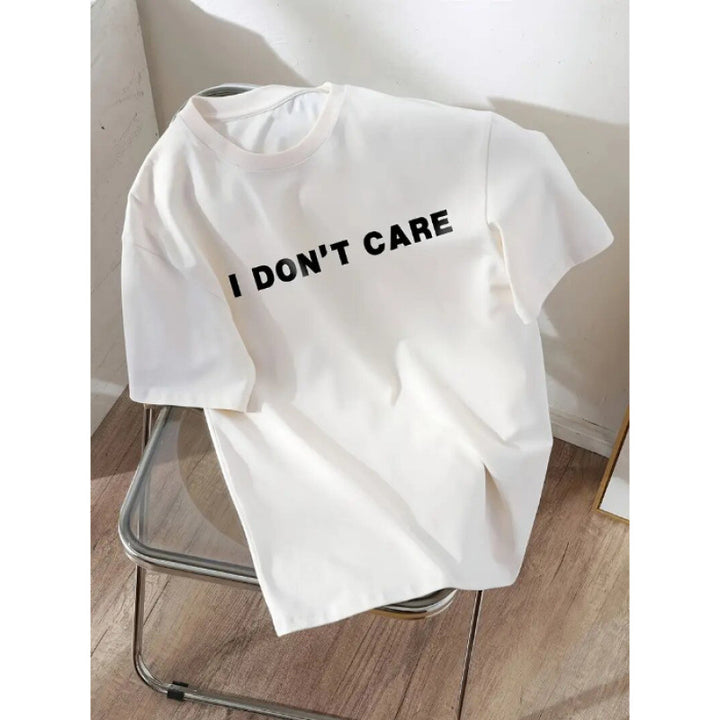 Dame afslappet T-shirt med iøjnefaldende slogan Stilla