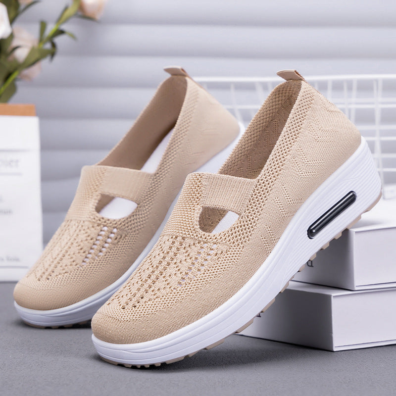 Dame Luftige og komfortable Slip-On Sneakers Stilla
