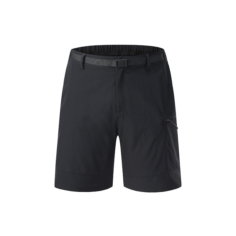 Herrer Multifunktionelle Outdoor-Shorts med elastisk talje og praktiske lommer Stilla