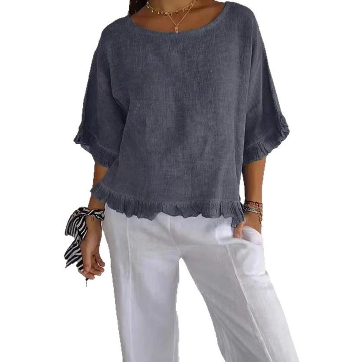 Femme Relaxed Fit Rødfald Top Stilla
