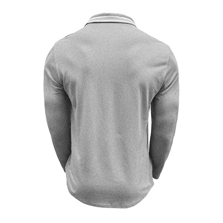 Herrer Langærmet Poloshirt med moderne design og kontrasterende accenter Stilla
