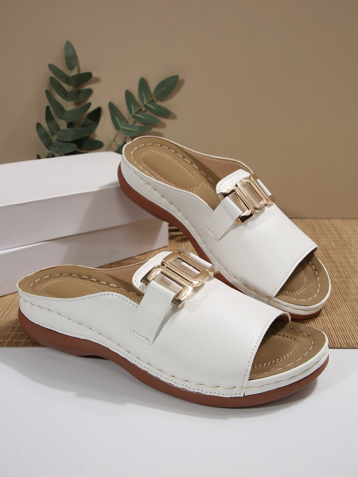 Dame Elegante Fritids Slide Sandaler Stilla
