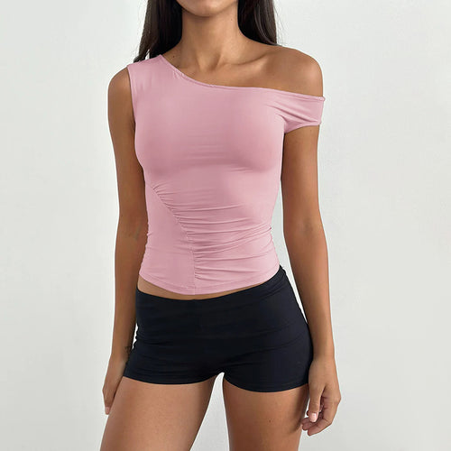 Dame En-skulder Rynker Bodysuit Stilla