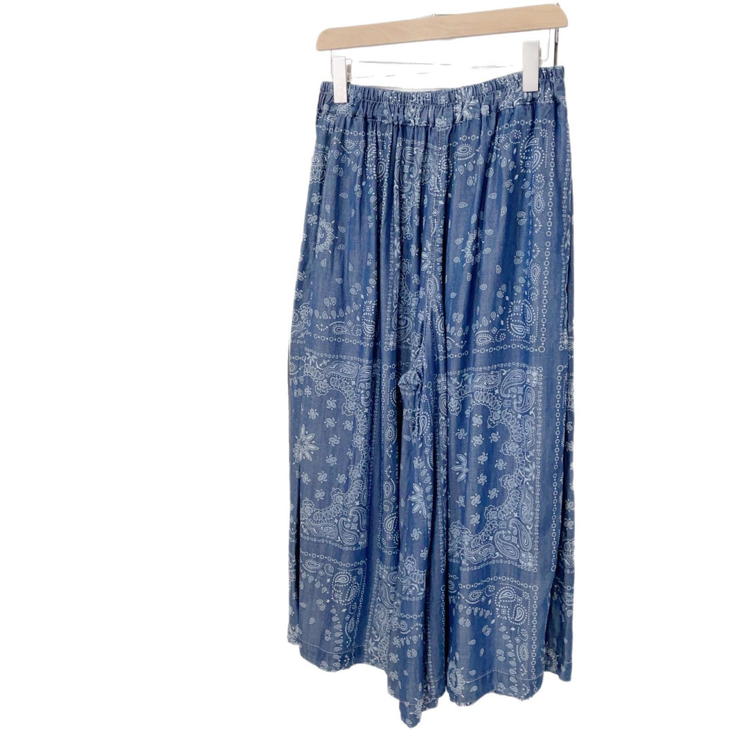 Femme Lette Palazzo-bukser med Bohemian-tryk Stilla