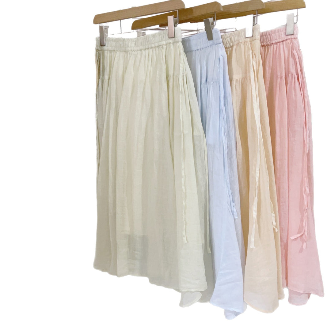 Femme Elegante Lette Faldmaxiskirts Stilla