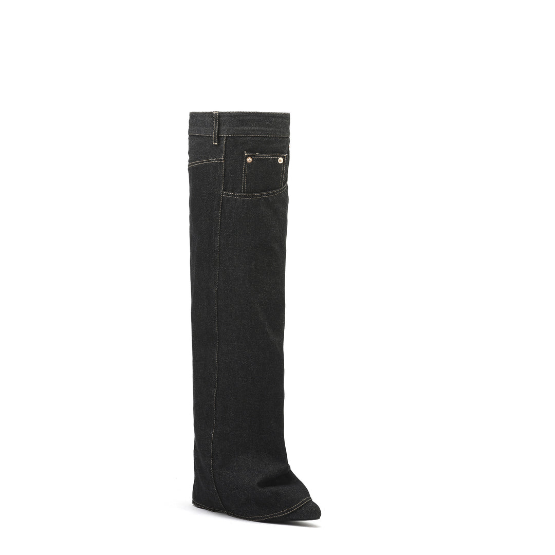 Femme Over-the-Knee Denim Støvler Stilla