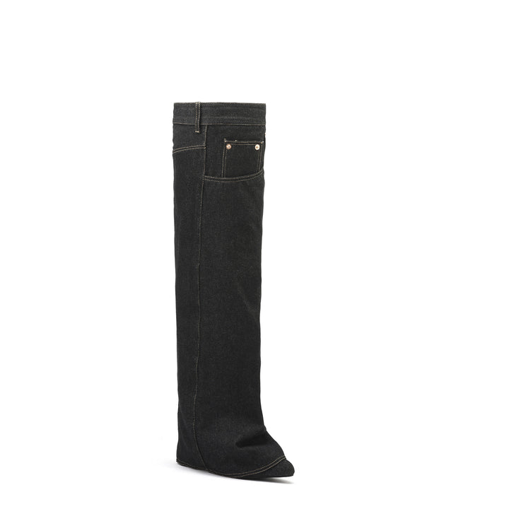 Femme Over-the-Knee Denim Støvler Stilla