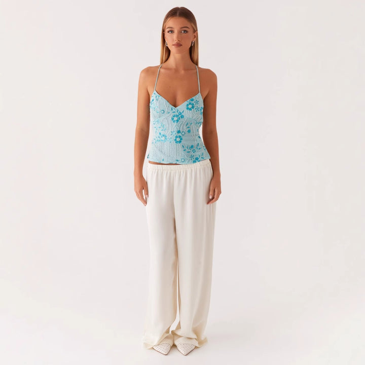 Femme Perler Haltertop Stilla