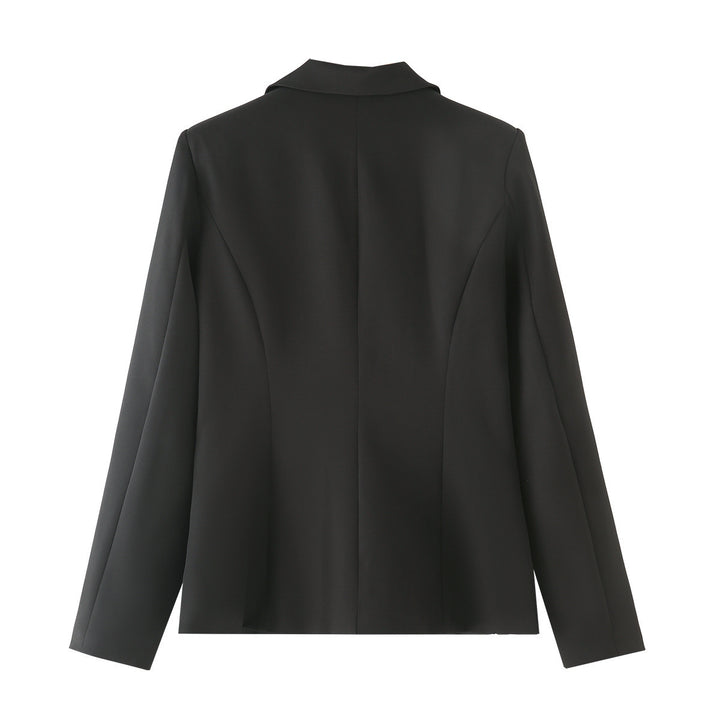 Femme figursyet blazer med lommeudsmykninger Stilla