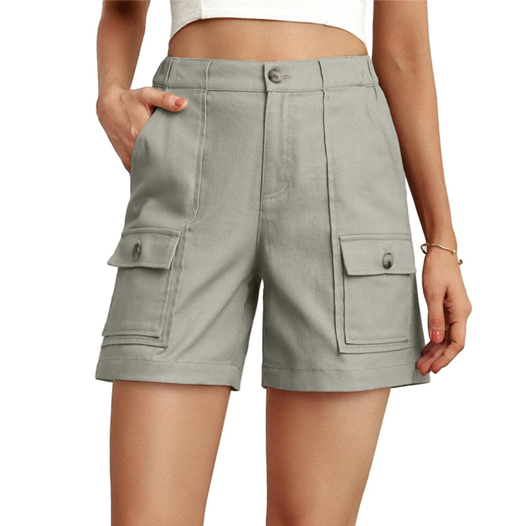 Dame Cargo-shorts med praktiske sidelommer og moderne snit Stilla