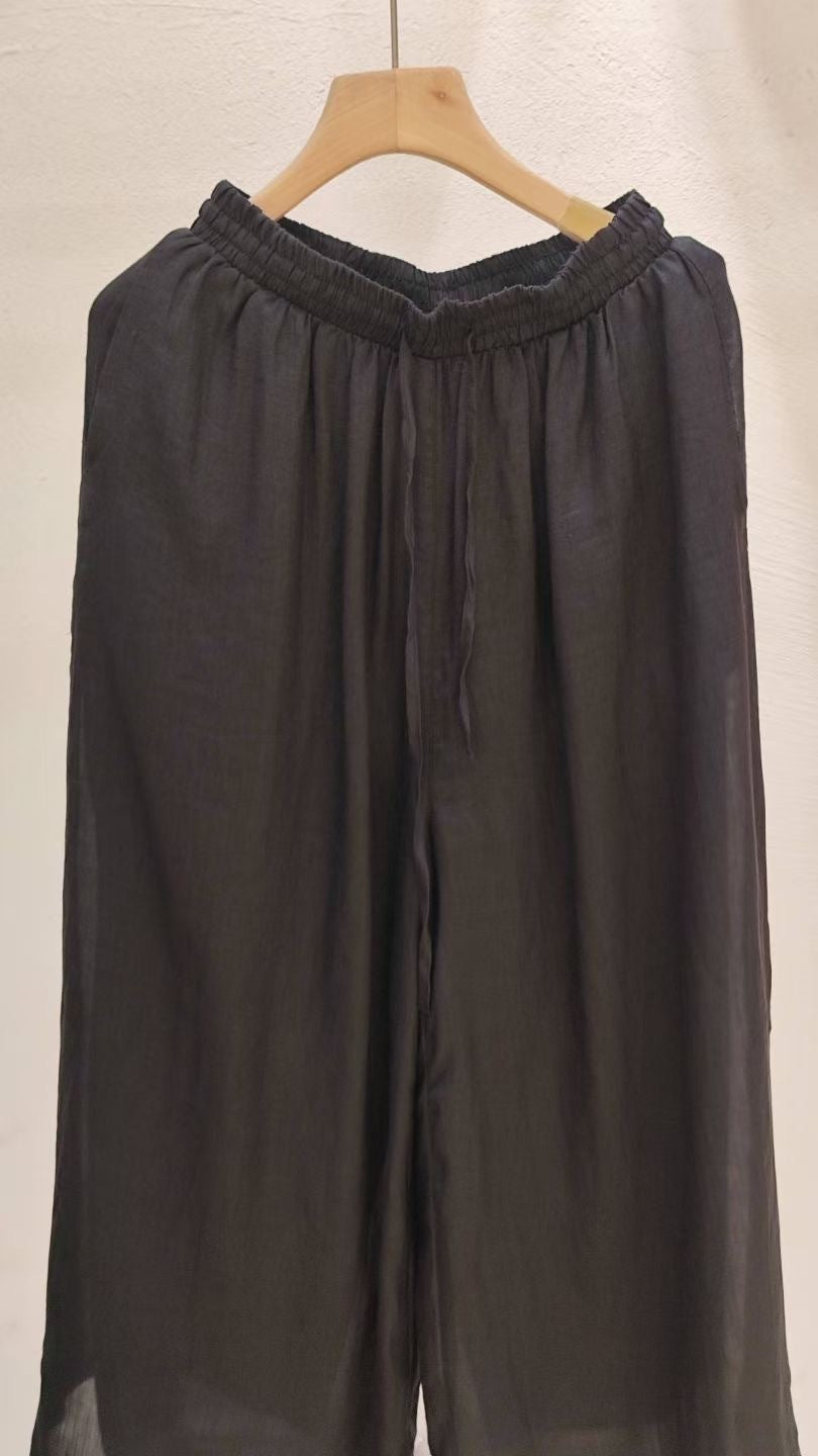 Femme Letvægts Høj Talje Afslappet Fit Culottes Stilla