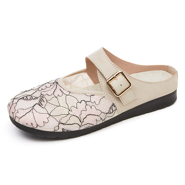 Femme Floral Clogs til at glide i Stilla