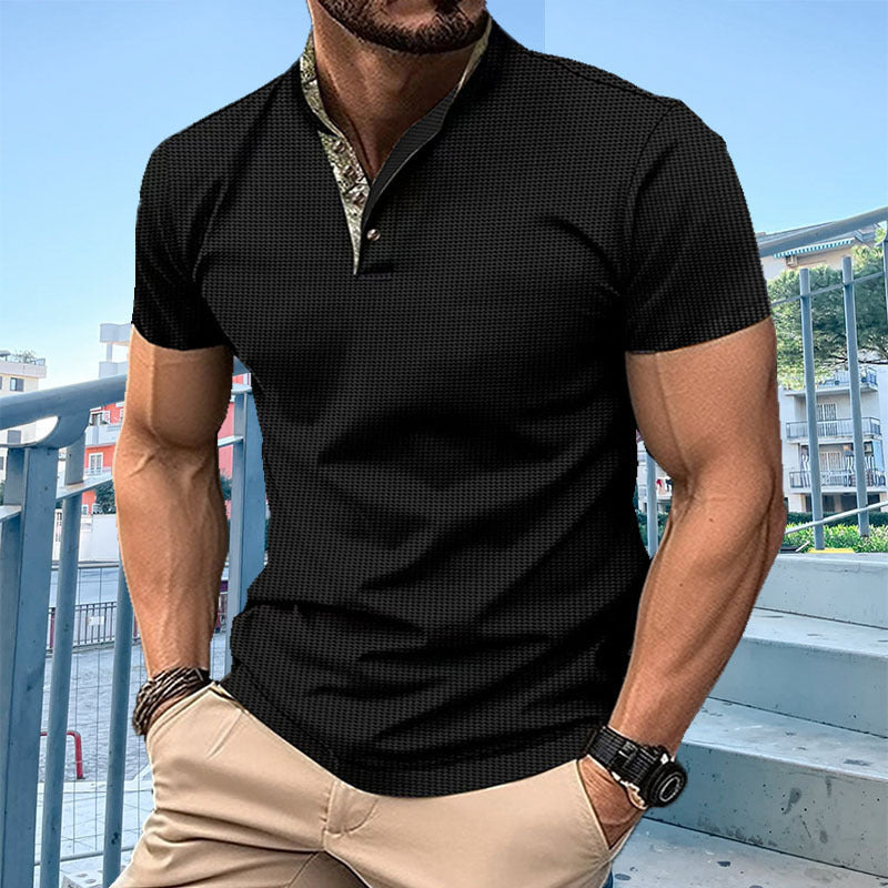 Herrer polo skjorte med moderne krave Stilla