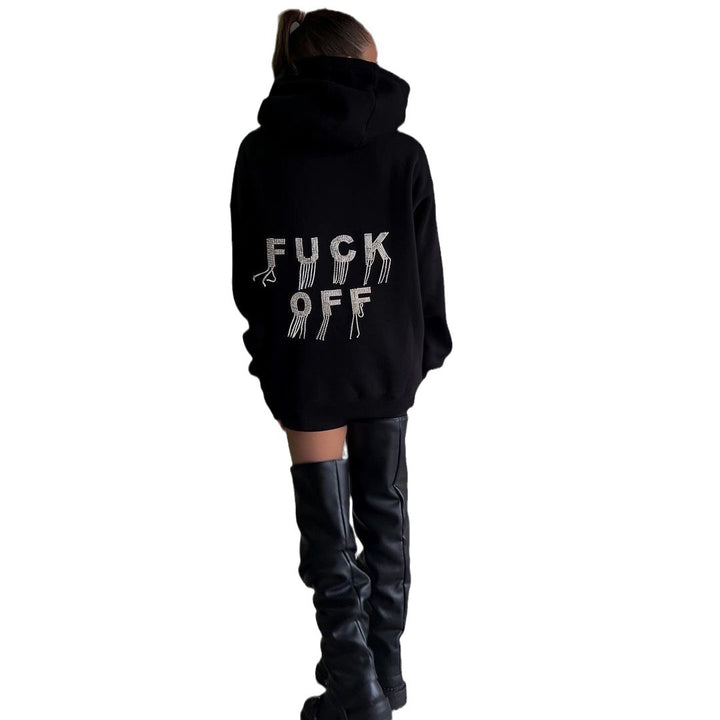Kvindernes Urban Hoodie med iøjnefaldende statement design Stilla
