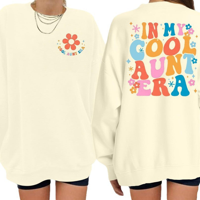 Kvinders sweatshirt med moderne blomsterprint og afslappet snit Stilla