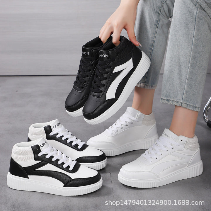 Herren High-Top-Fashion-Sneaker med polstret støtte Stilla