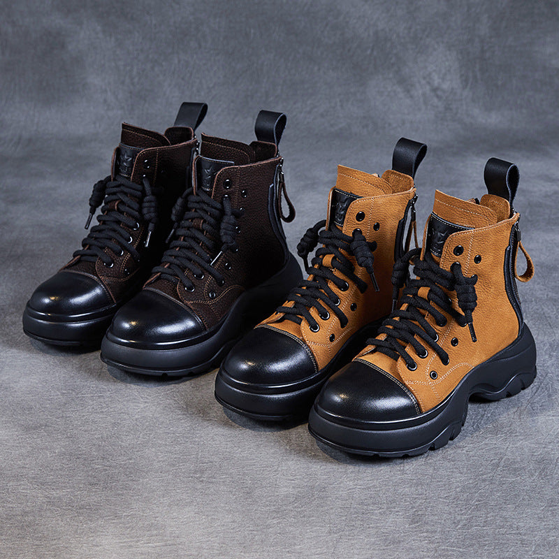 Herrer High-Top Chunky Støvletter med markant Gummisål Stilla