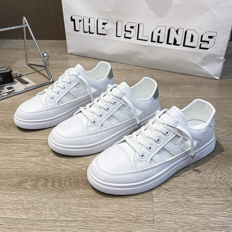 Dame Komfort-sneakers med sportslig silhuet og åndbar tekstil konstruktion Stilla