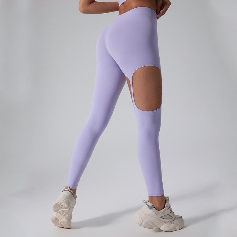 Dame Sportliche Leggings med innovativt Cut-Out-design og elegante accenter Stilla