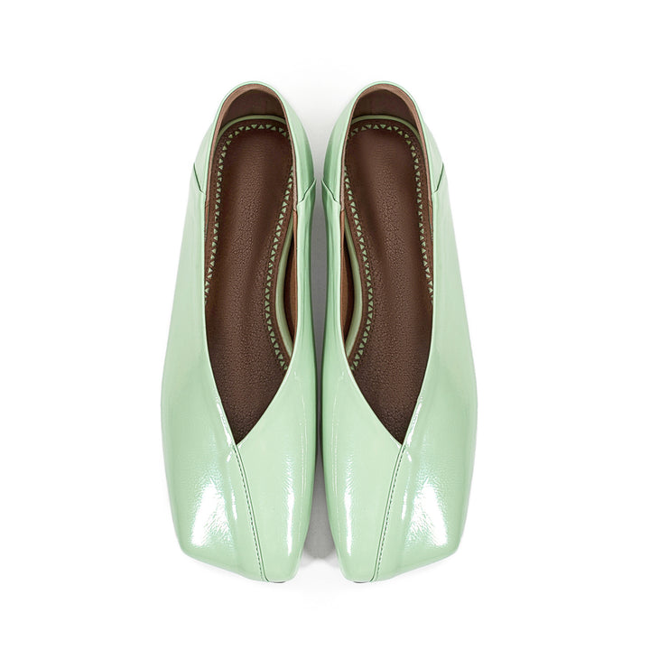 Femme Quadrat-Tå Slip-On Ballerinas  Stilla