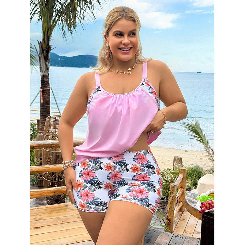 Dame Tankini-sæt med blomsterdesign og fremragende komfort Skovae