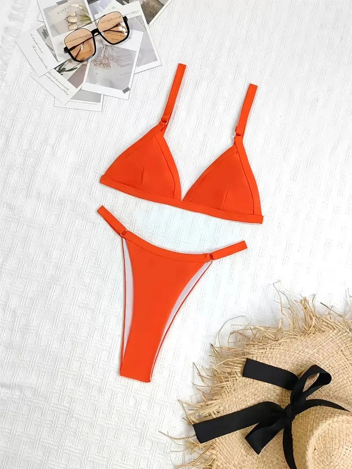 Dame Justerbar Trekant-Bikini-Sæt Stilla 1750839219