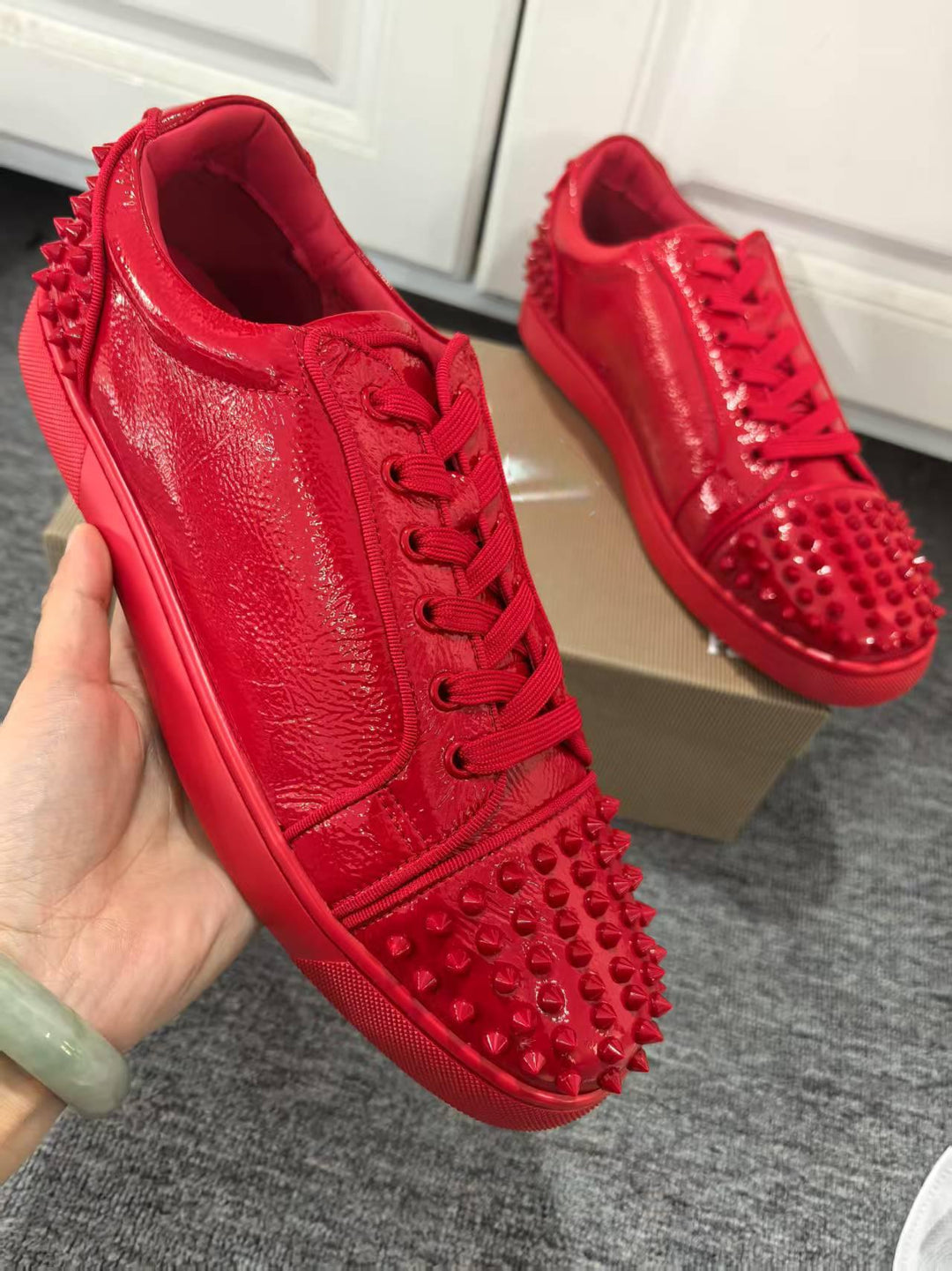 Herrer Spiked Fashion Sneakers Stilla