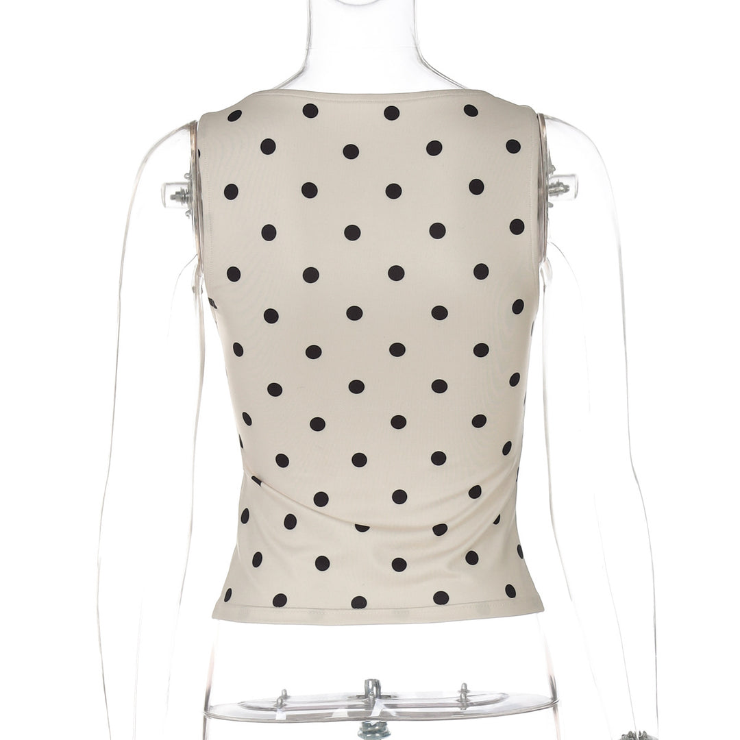Dame Polka-Dots Tanktop Skovae