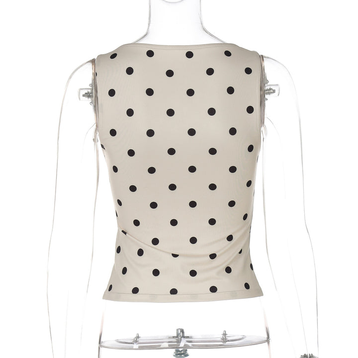 Dame Polka-Dots Tanktop Skovae
