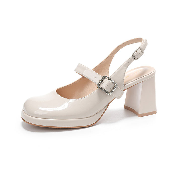 Femme Elegante Slingback Hælhøjskåne Stilla