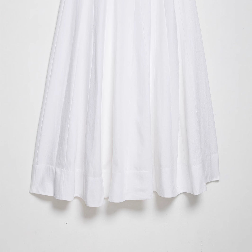 Femme A-linje midi kjole med klassisk design Stilla