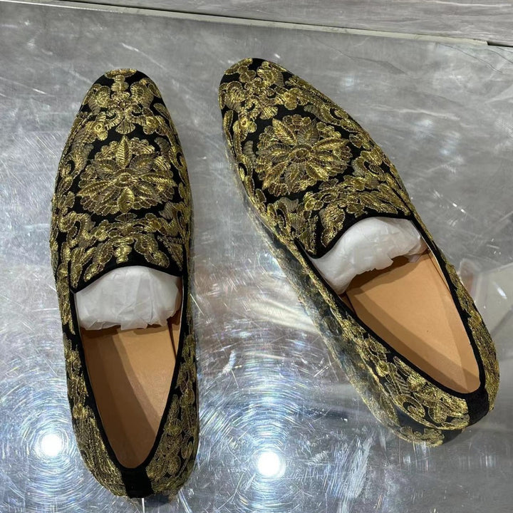 Femme Ornate Bestickte Slipper Stilla