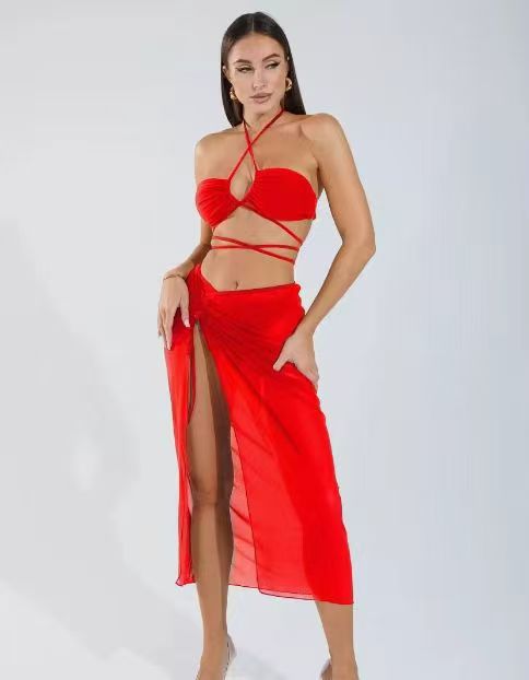 Dame wrap kjole i Boho-stil Stilla