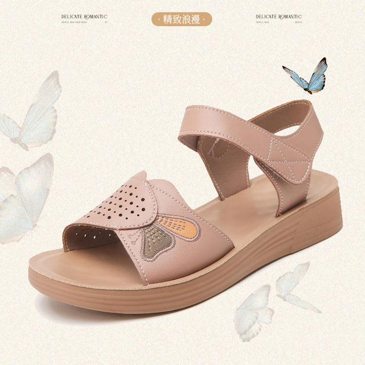 Femme justerbare komfort-slide-sandaler med dekorative elementer Stilla