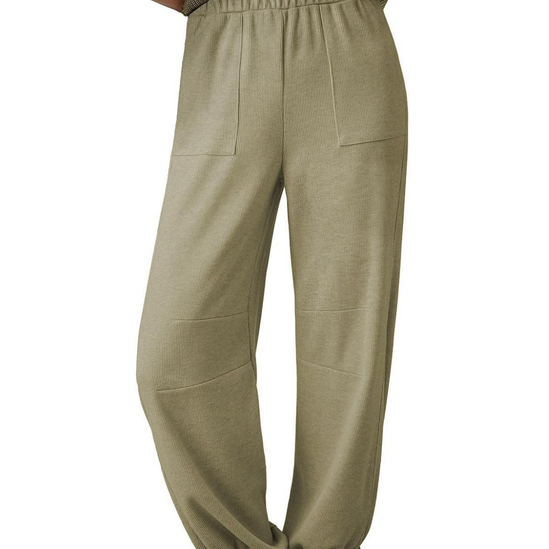 Dame Relaxed Fit Rib Bukser