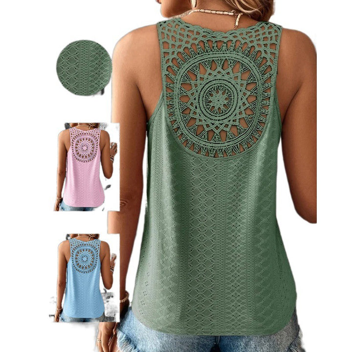 Femme Hæklet ryg Tanktop Stilla