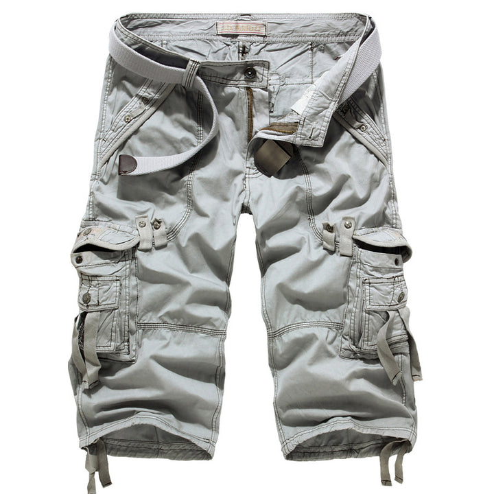 Herrer Cargo Shorts med flere lommer Stilla